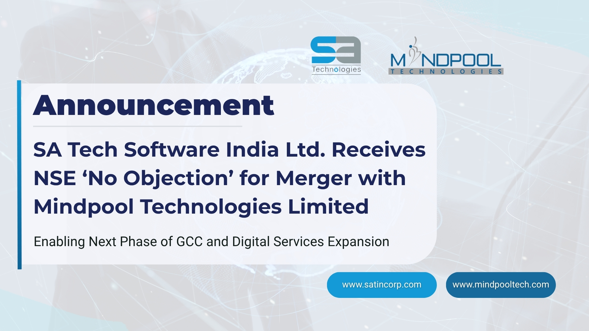 SA Tech Software India Ltd. Receives NSE ‘No Objection’ for Merger with Mindpool Technologies Limited